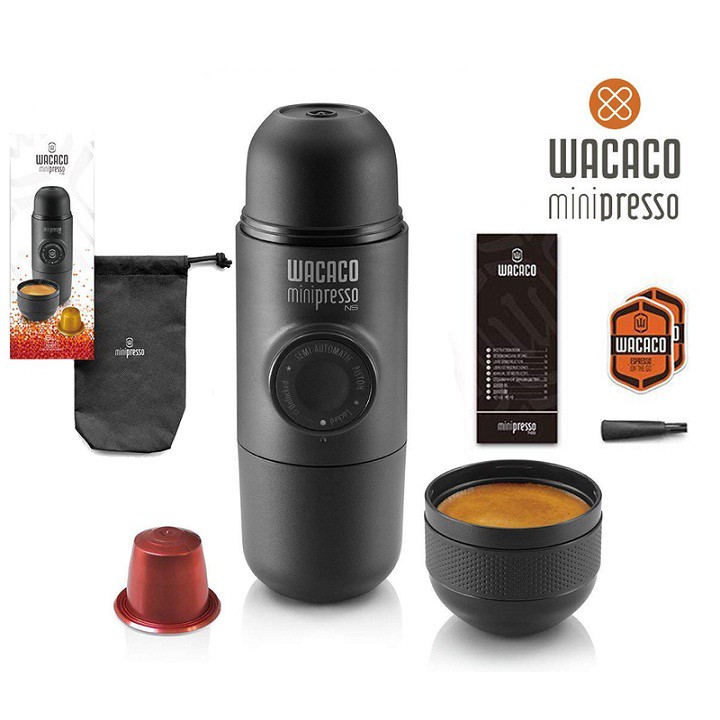 Bình Pha Cà Phê Espresso Đa Năng Wacaco MiniPresso NS