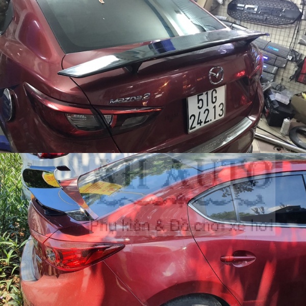 Đuôi gió,Đuôi cá Liền Cốp,Thể Thao Cao các mẫu dành cho Mazda 2 các đời HÀNG LOẠI 1 Cao Cấp