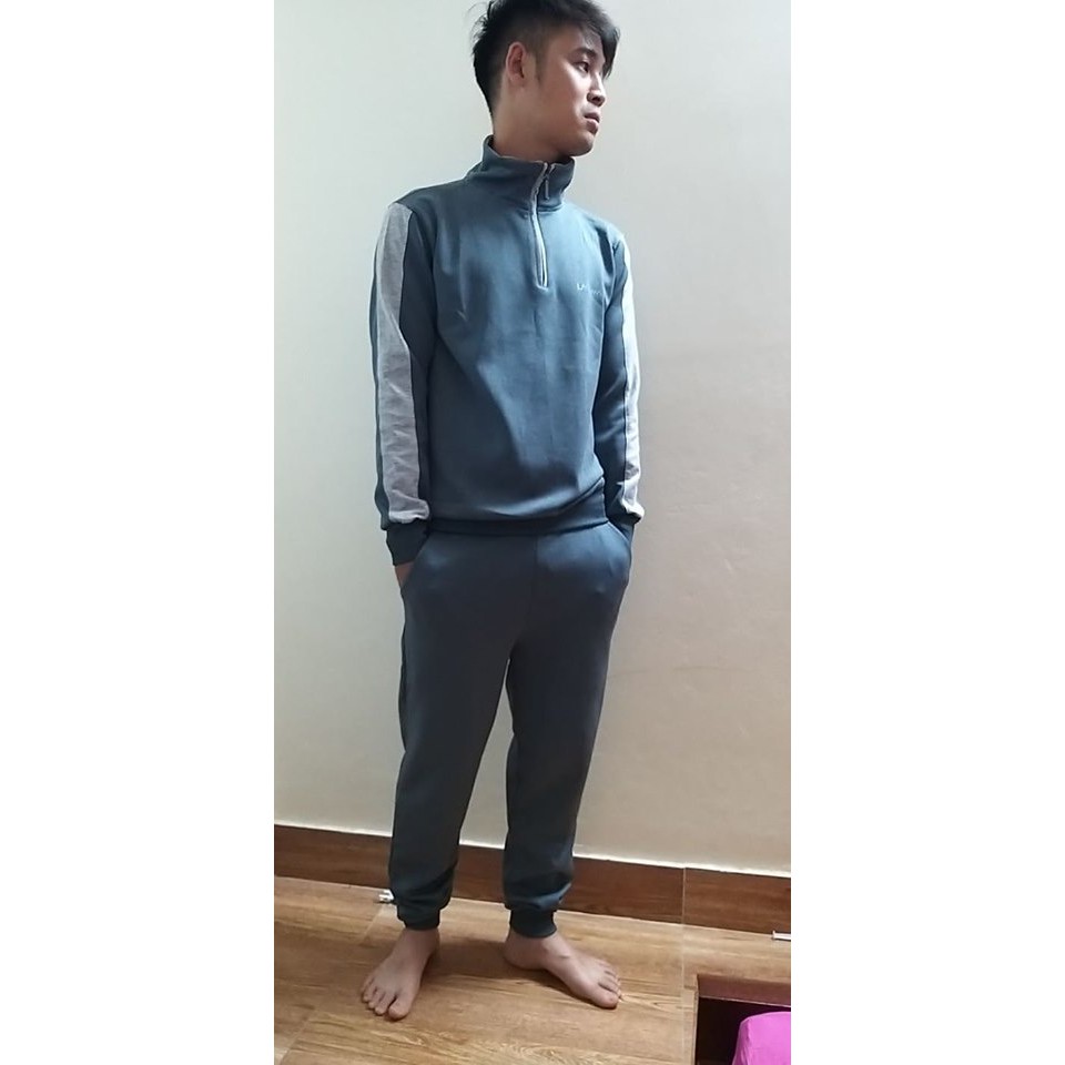 Bộ nỉ nam cổ chui Laroma 2019