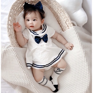 body váy liền kèm tuban bé gái