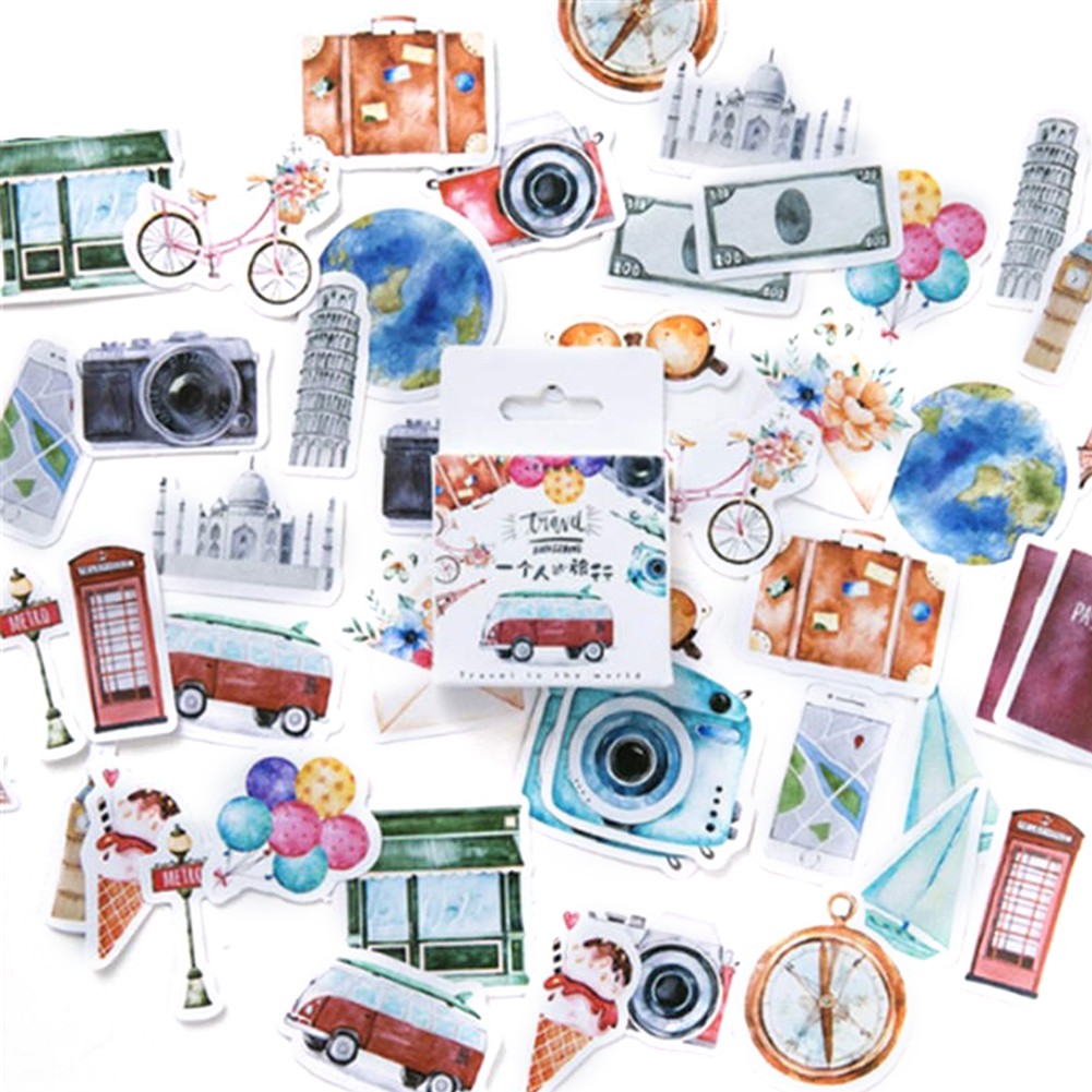 (Giảm Mạnh) Bộ Sản Phẩm Đèn Led☆ Miếng Dán Trang Trí Sổ Tay Album Ảnh Phong Cách Đường Phố