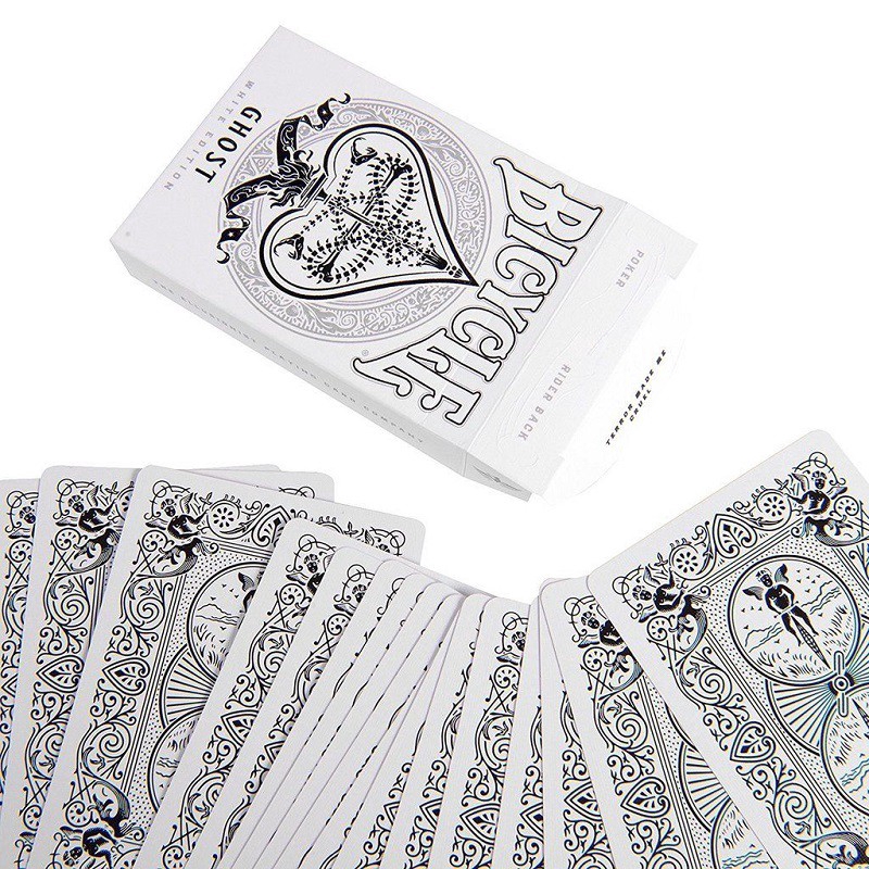 Bộ Bài Bicycle Ghost White Legacy Edition Playing Cards, Di Sản Phiên Bản Ma ...