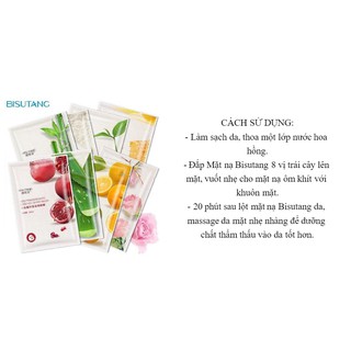 Mặt nạ Bisutang trái cây dưỡng trắng da