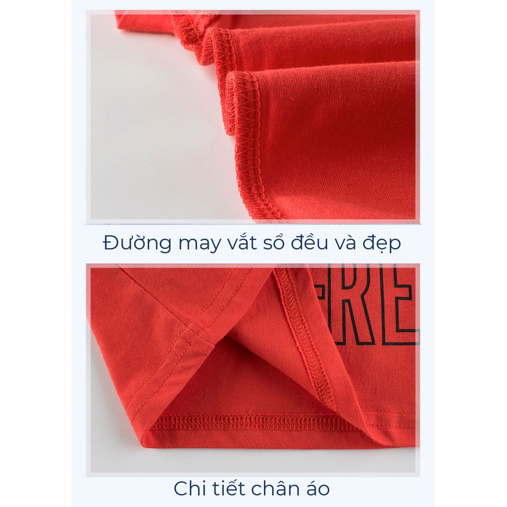 Áo Thun Cho Bé RIGHT EURO In Hình Động Vật Chất Cotton Co Giãn Mềm Mại 003