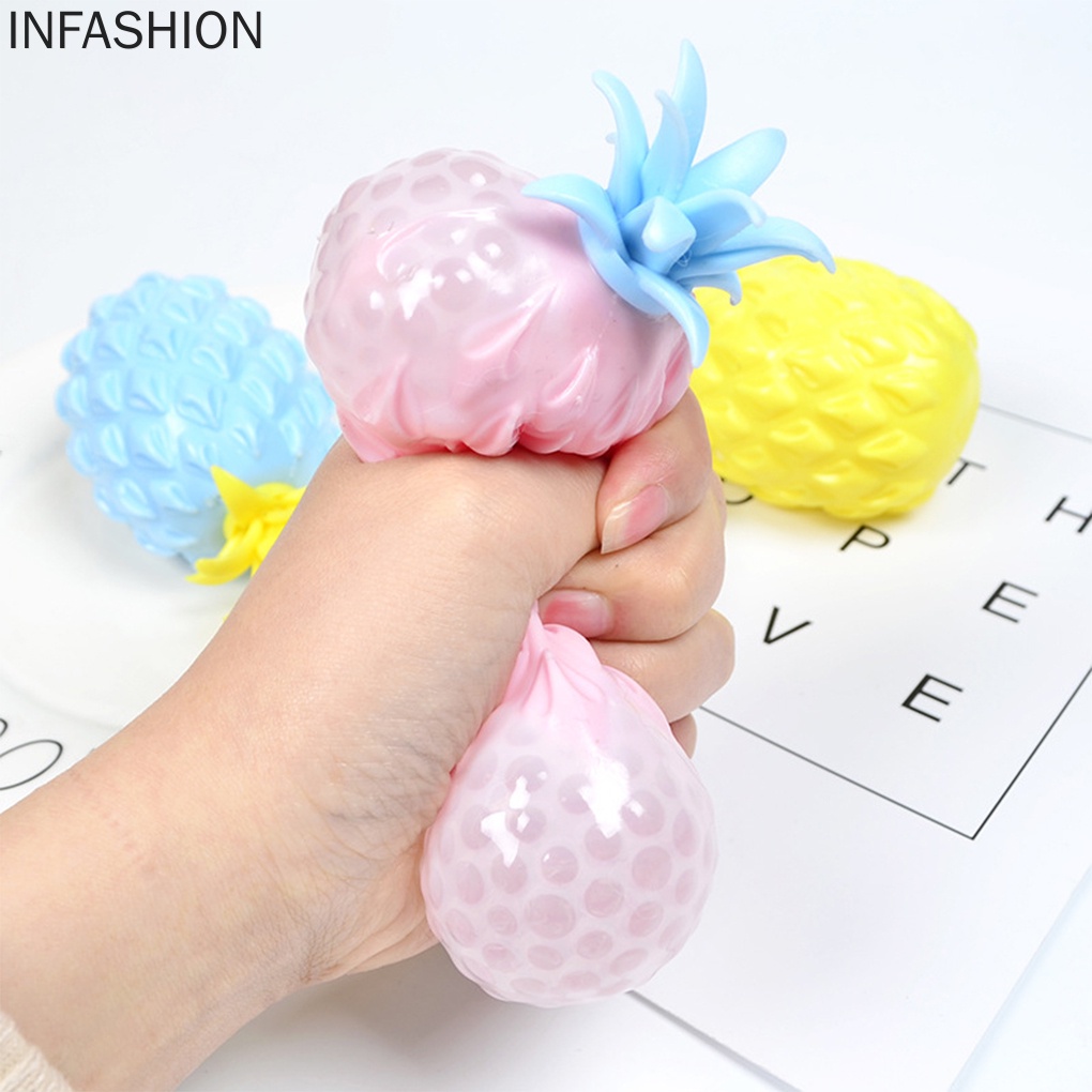 Đồ Chơi Bóp Tay Đàn Hồi Giảm Căng Thẳng Hình Quả Dứa