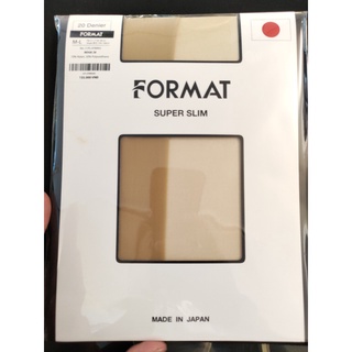 Quần tất format siêu thon gọn super slim b9pth001d beige 20d - made in japan