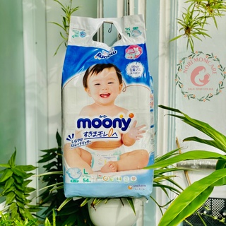 Bỉm/tã Moony xanh dán/quần chính hãng nội địa Nhật đủ size Newborn NB/S/M/L/XL cho bé trai, bé gái