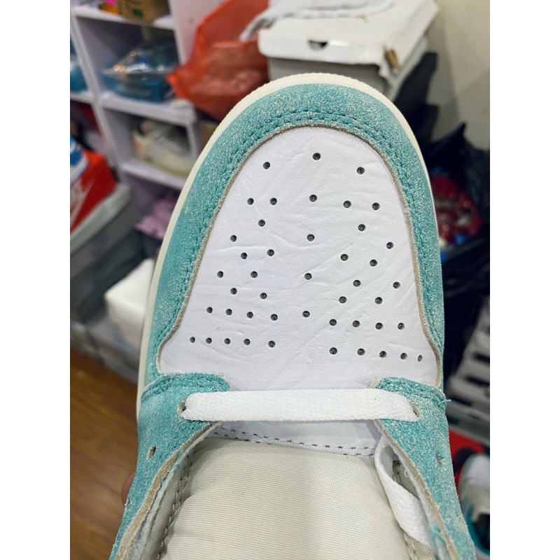 [AGsneaker] Giày thể thao cổ cao xanh ngọc chân bè fit lên 1 size... | BigBuy360 - bigbuy360.vn