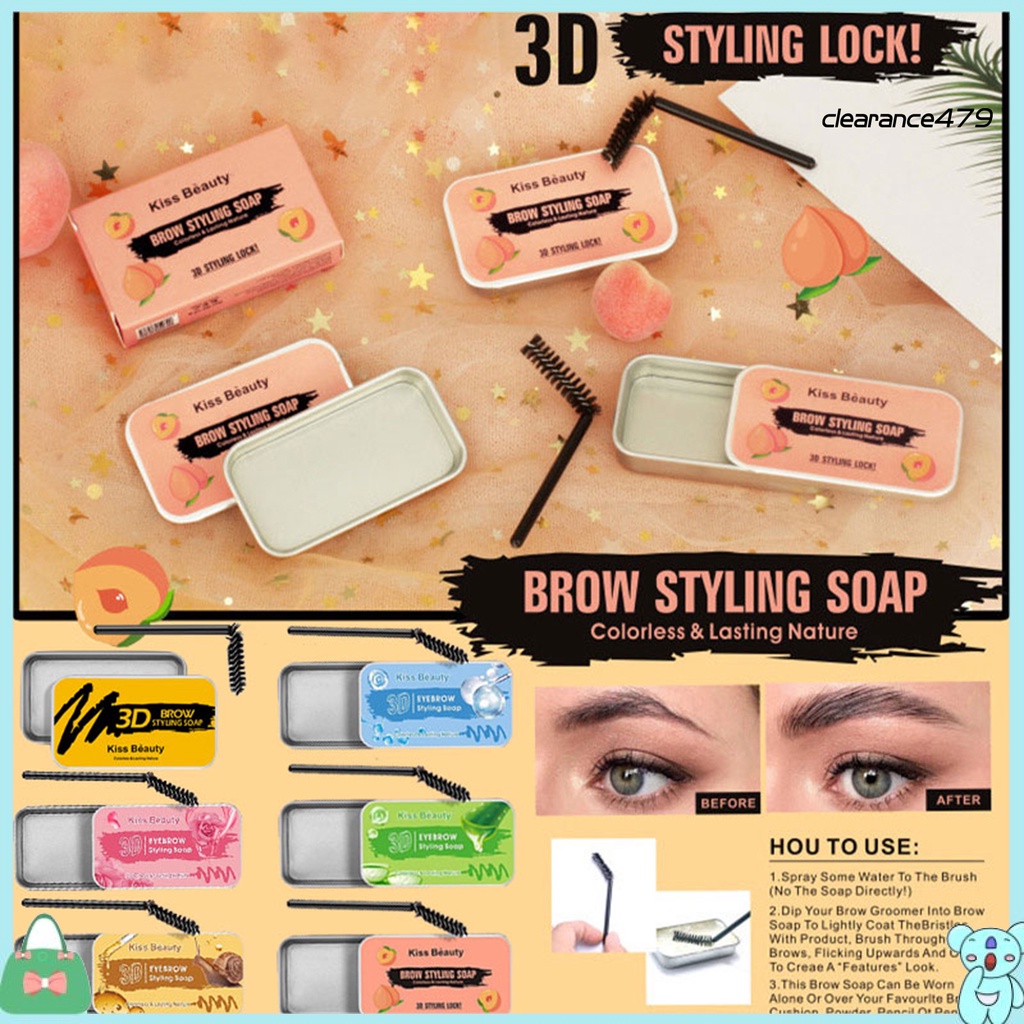 (Hàng Mới Về) Sáp Tạo Kiểu Lông Mày Trong Suốt Không Thấm Nước Cl--10G