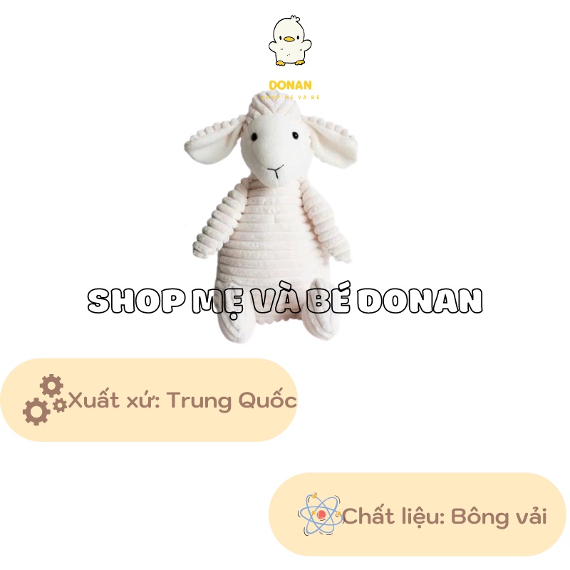 Thỏ Bông - Cừu Bông - Người Bạn Của Bé 🥑Shop Mẹ Và Bé Donan🥑 Thỏ Bông - Cừu Bông Dễ Thương Cho Bé