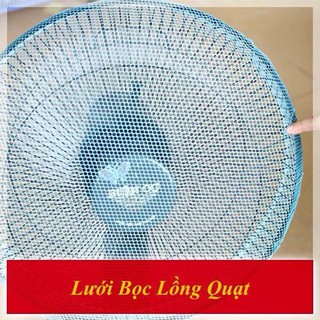 lưới bọc quạt an toàn cho bé loại dầy - không hề cản trở gió mát từ quạt