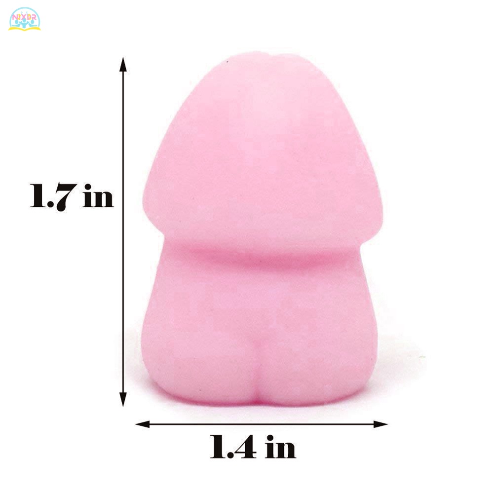 NR 1/4/6/8/10pcs Small Mochi Ding Ding Focus Squeeze Toys Fool Joke Anti Pressure Gift