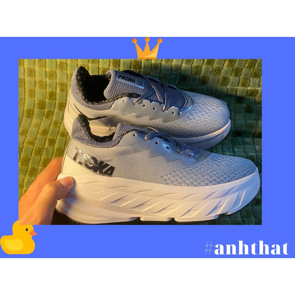 Giày Thể Thao HOKA Màu Đen Xám  Giay Tập Gym Dành Cho Cả Nam Và Nữ