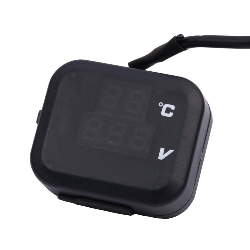 Cổng Sạc USB Hiển Thị Nhiệt Độ / Điện Áp 3 Trong 1 Cho Xe Máy