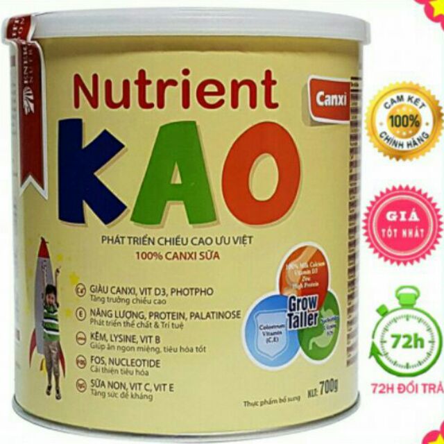 Sữa Nutrient Kao 700g