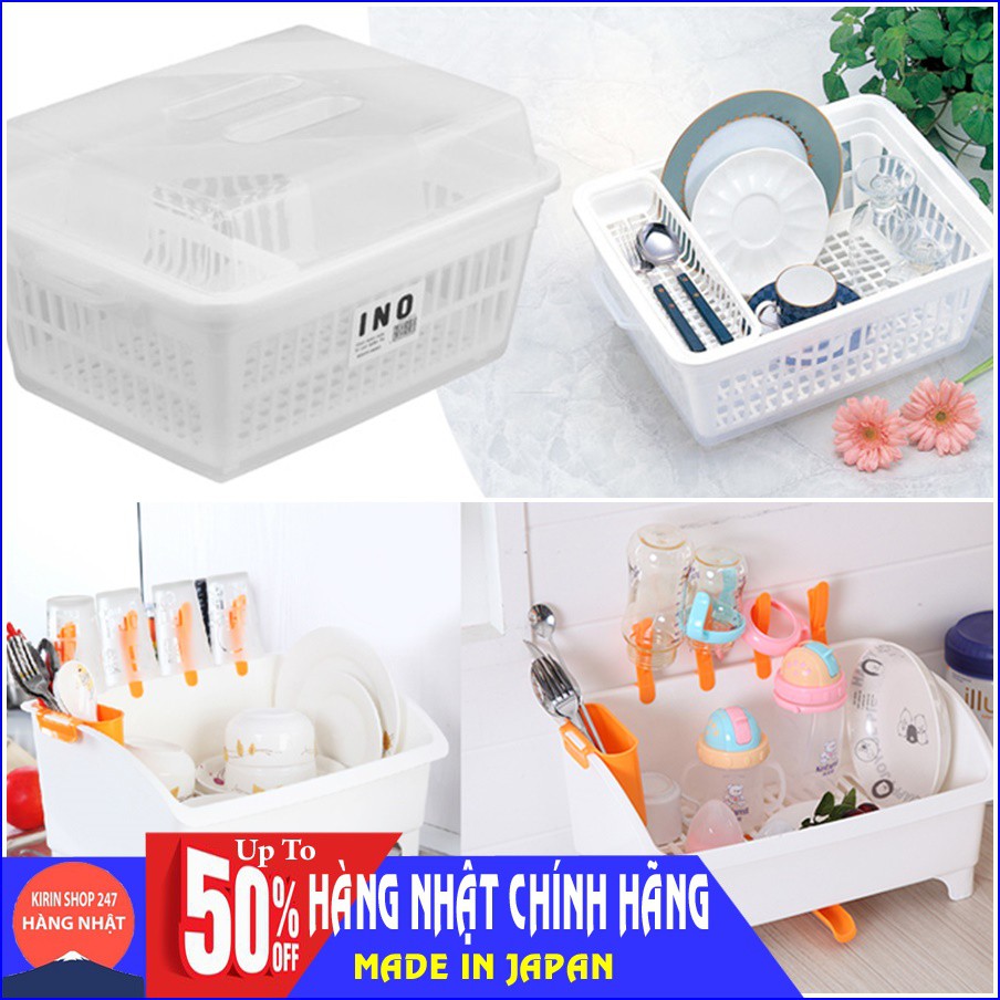 Giá úp bát đĩa Inomata Hàng Nội Địa Nhật