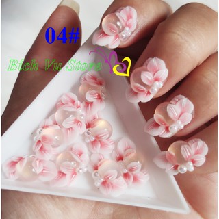 Hoa nỗi 4D đính móng 2 cái/23k