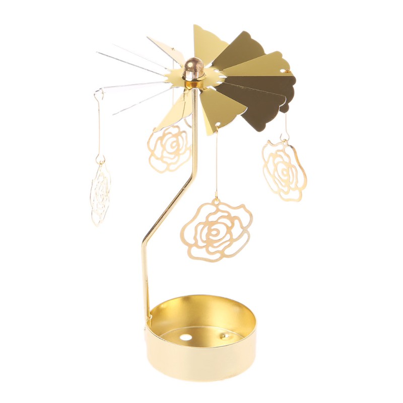 Đế nến dạng xoay dùng làm quà tặng/trang trí tiệc cưới