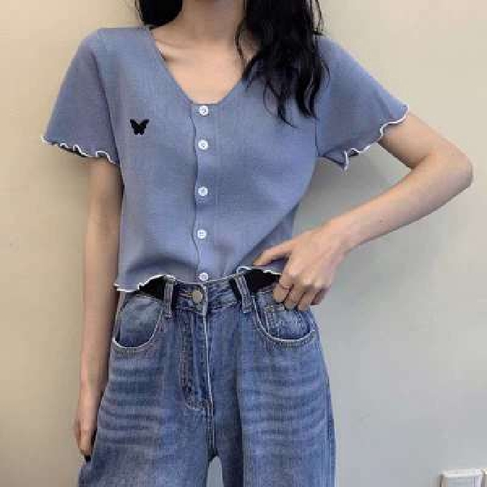 Áo Khoác Cardigan Ngắn Tay Thời Trang Mùa Hè Cho Nữ | BigBuy360 - bigbuy360.vn