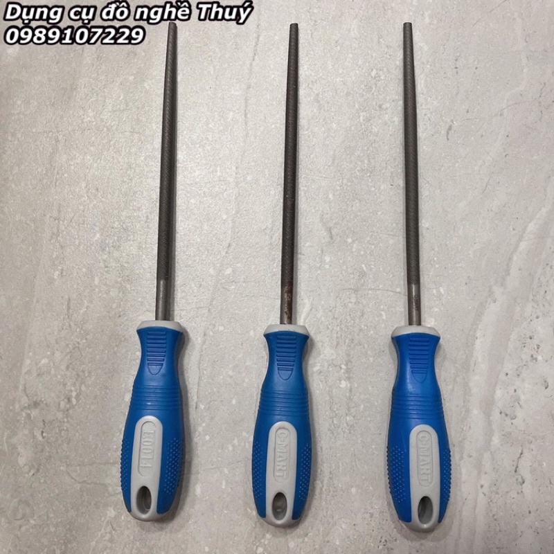 Dũa Dẹp, Tròn, Tam Giác, Bán Nguyệt 200mm/08" E0014-08 CMART