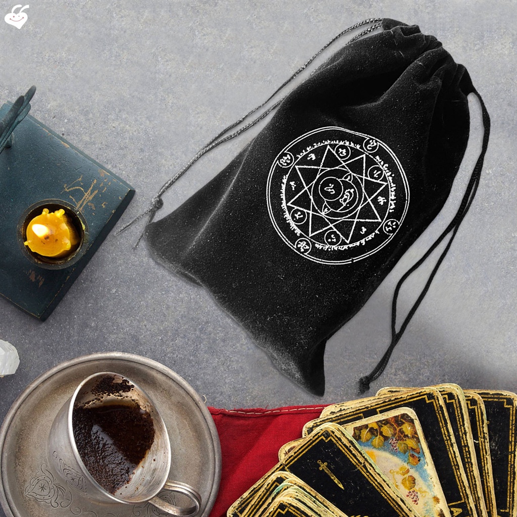 Túi Dây Rút Đựng Bài Tarot In Họa Tiết Xinh Xắn Tiện Dụng Sự Bảo Vệ