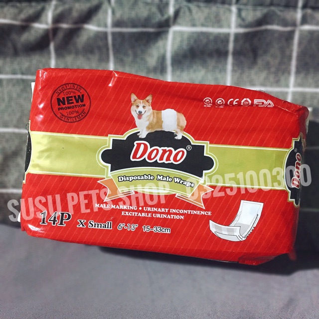 Tả Bỉm Vệ Sinh Chó Đực DONO