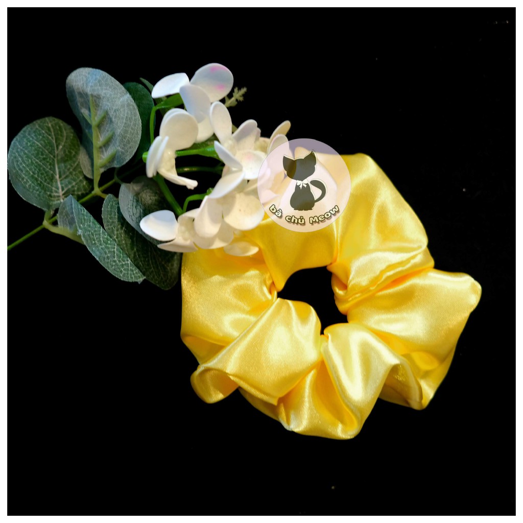 Dây cột tóc - Đồ cột tóc phong cách Vintage - Scrunchies dễ thương