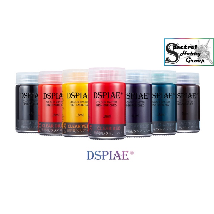 Sơn mô hình Dspiae Super Clear Paint Color Colour Master High Enriched