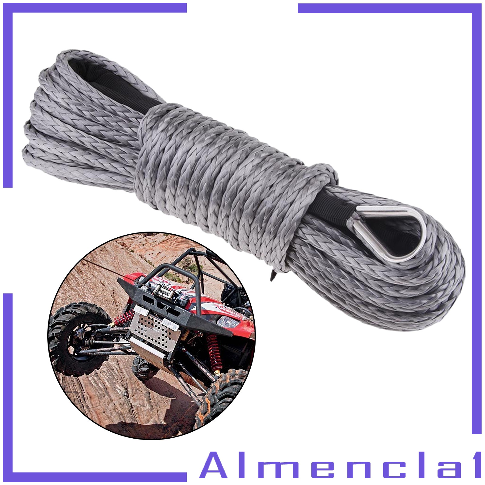 Dây Cáp Kéo Chịu Lực 1 / 4 Inch X 50 Feet Cho Atv Utv