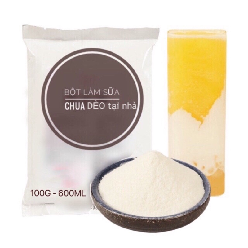 100G BỘT SỮA CHUA DẺO TỰ LÀM TẠI NHÀ ĐƠN GIẢN