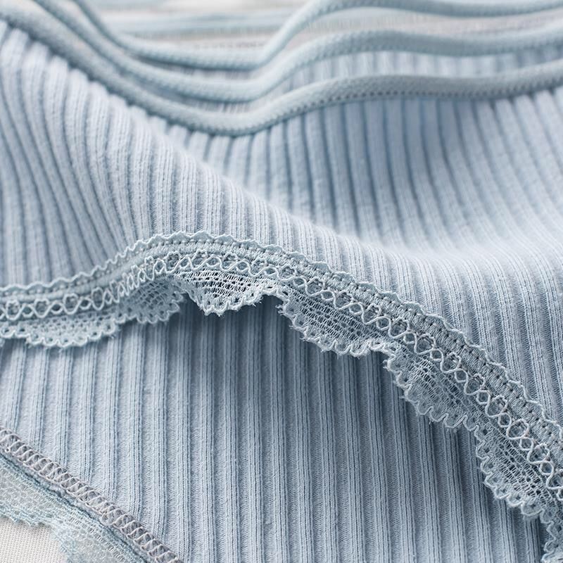 Quần lót nữ len tăm cotton kháng khuẩn nâng mông viền ren co giãn 4 chiều QL07 BIBINO