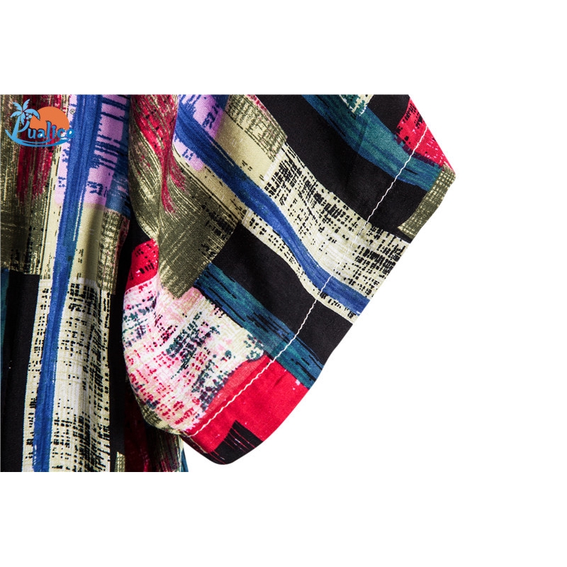 Men Shirt Printed Shirts Short Sleeve Button Shirts Casual Summer Beachwear Hawaii Loose Shirt Floral Fashion Shirts | BigBuy360 - bigbuy360.vn