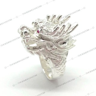 Nhẫn Bạc Nam Đầu Rồng NA1630