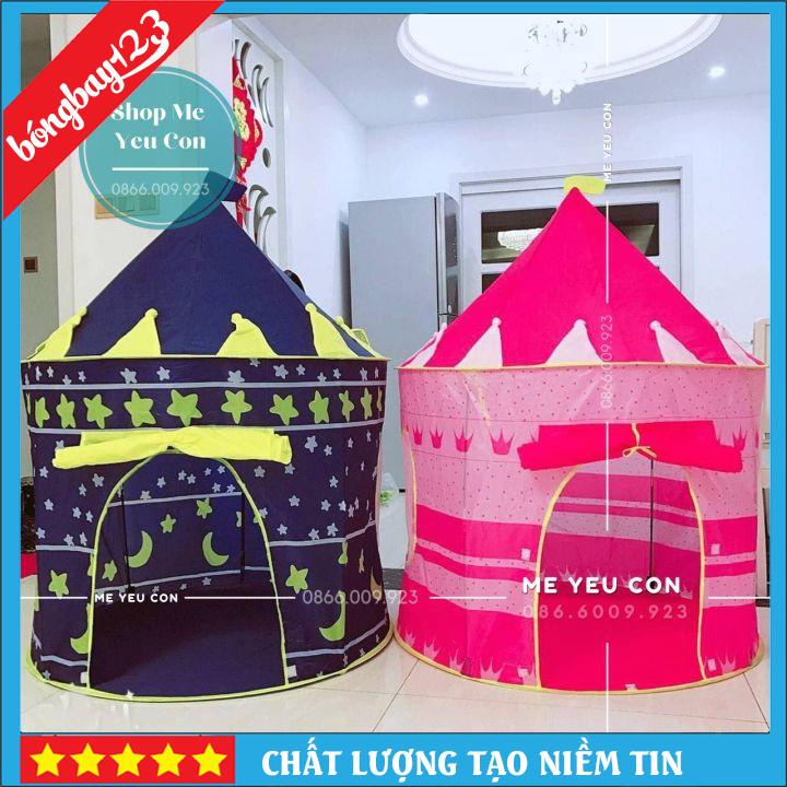 Lều Lâu Đài Cho Công Chúa Hay Hoàng Tử, Lều Vải Cho Bé Trai Bé Gái 【CASTLE】