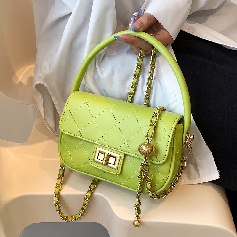 Túi đeo chéo IELGY họa tiết hình thoi thời trang dành cho nữ