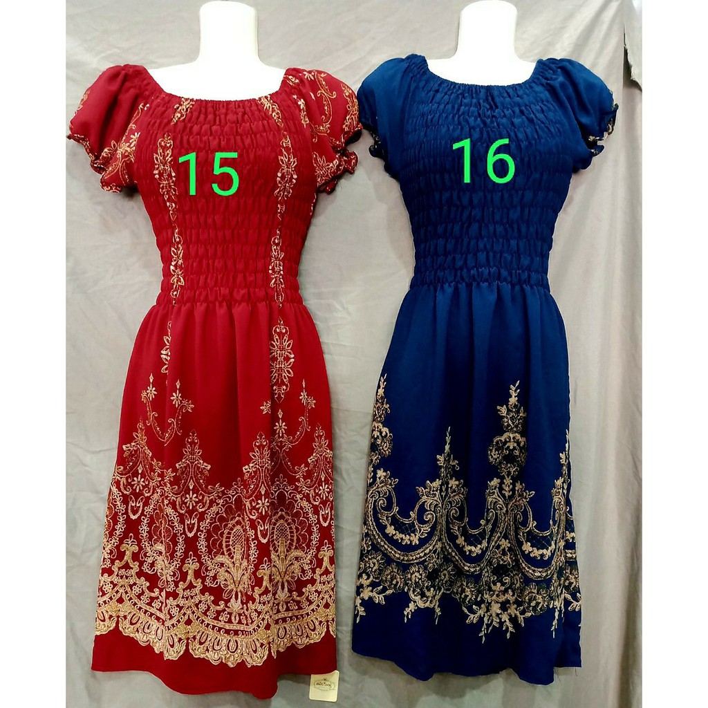 Đầm bẹt vai đi biển ngắn [nhiều màu] | BigBuy360 - bigbuy360.vn