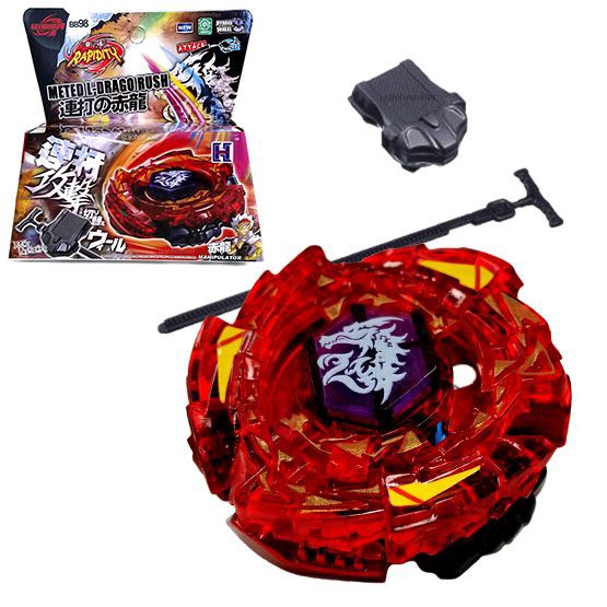 Món đồ chơi con quay Beyblade Ultimate Meteo L-Drago Rush Red Dragon BB-98 hàng mới