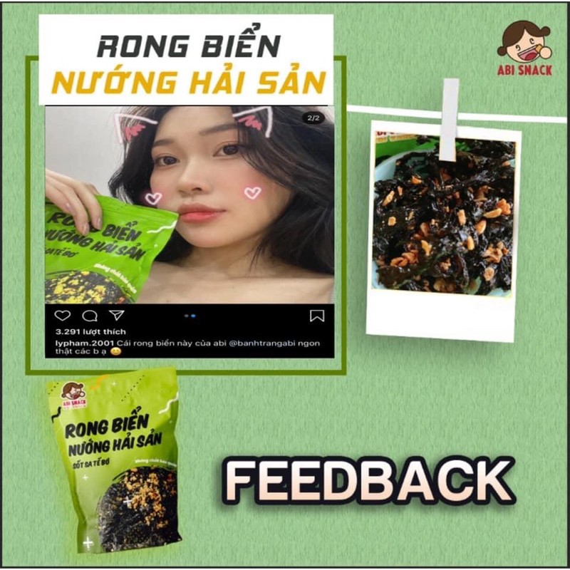 RONG BIỂN NƯỚNG HẢI SẢN - Abi snack