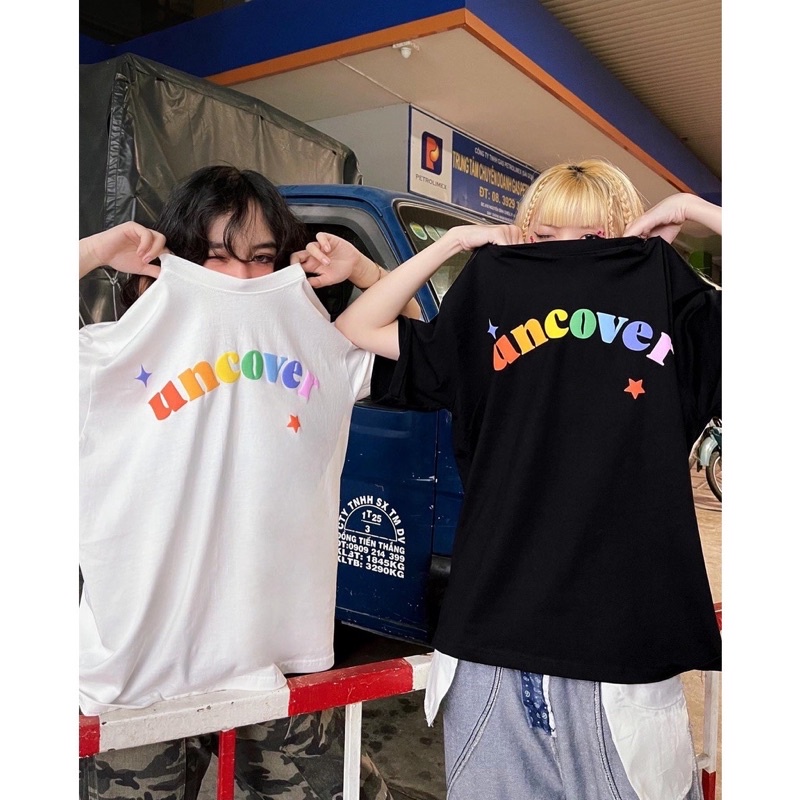 Áo thun tay lỡ Uncover Sici V3 phông Unisex nam nữ cotton oversize form rộng