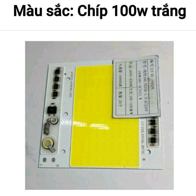 Led cob 100w - 220v siêu sáng cob
