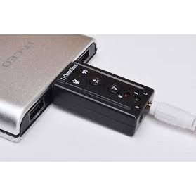 USB âm thanh SOUND 7.1  Cho Máy Tính Và Laptop - Có Nút Chỉnh Âm Lượng- Dành Cho Máy Tính Bị Hư Card Sound