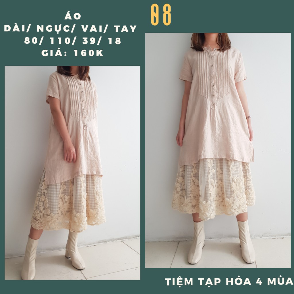 [❤Quần áo Second-hand❤] ÁO VÁY LINEN