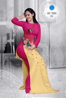Vải may áo dài con vẹt