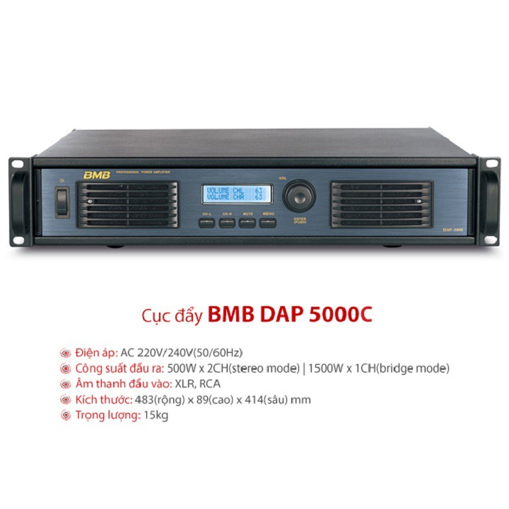 Amply - Amplifier karaoke BMB DAP 5000 C