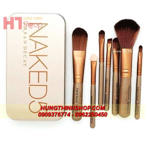 BỘ CỌ TRANG ĐIỂM NAKED5 (7 CÂY)