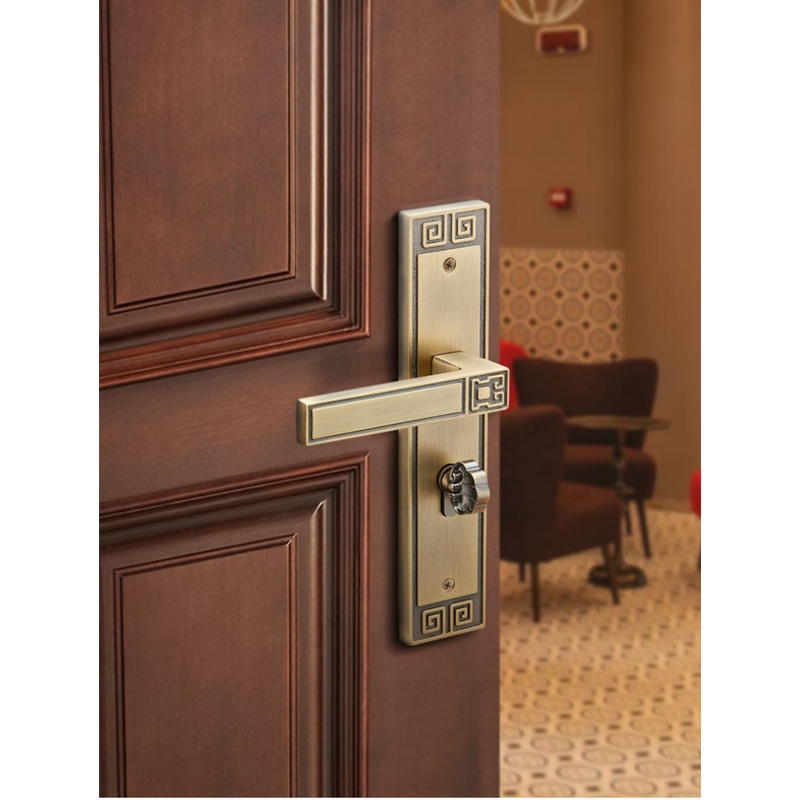 Khóa tay gạt cho cửa phòng cao cấp 001