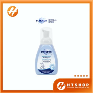 Sữa Tắm Gội Tạo Bọt Baby Chiết Xuất Oliu Hữu Cơ Sanosan 250ml