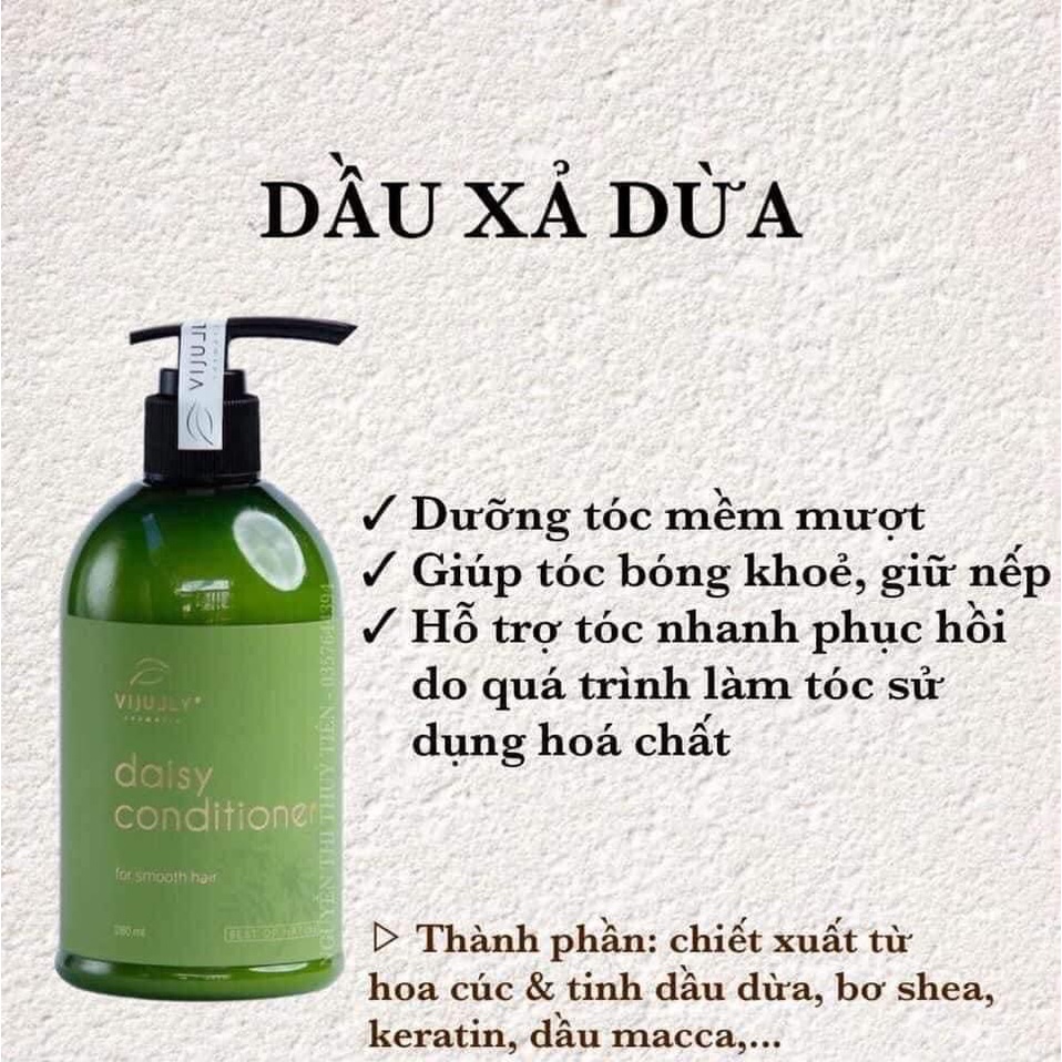 [GIẢM RỤNG-PHỤC HỒI] Dầu Gội Bưởi và Dầu Xả Tóc Vi Jully Ngăn Rụng Tóc-Phục Hồi Tóc Hư Tổn-Giúp Tóc Mềm Mượt