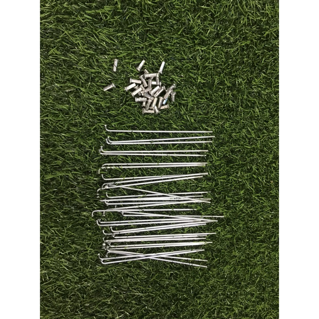 Bộ 32 nan hoa xe đạp trẻ em inox dài 8.4cm.