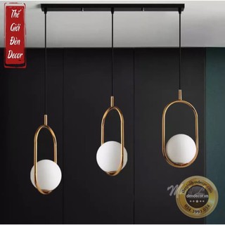 Đèn thả 3 đèn bàn ăn hiện đại đèn thủy tinh T121